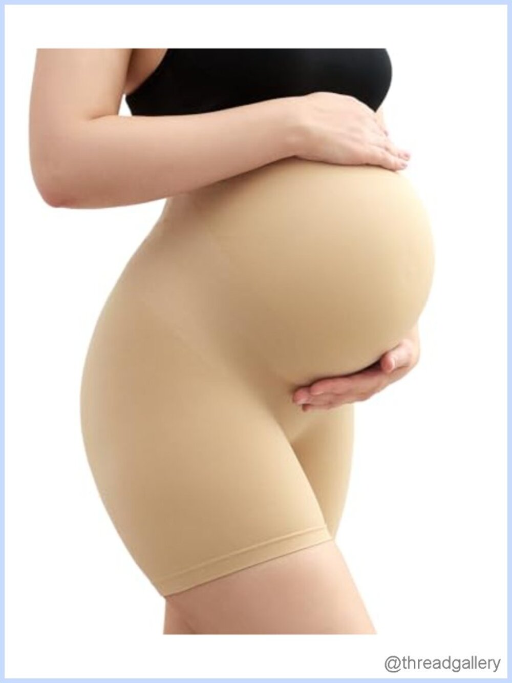 Seamless Maternity Shapewear High Waist Belly Support Pregnancy Underwear